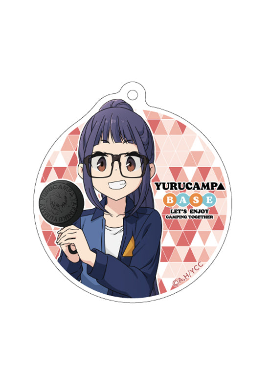 Yurucamp ACROSS YURUCAMP BASE Acrylic Key Chain Chiaki