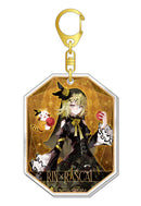Hatsune Miku x Rascal the Raccoon Caravan 2023 Lame Acrylic Key Chain Kagamine Rin