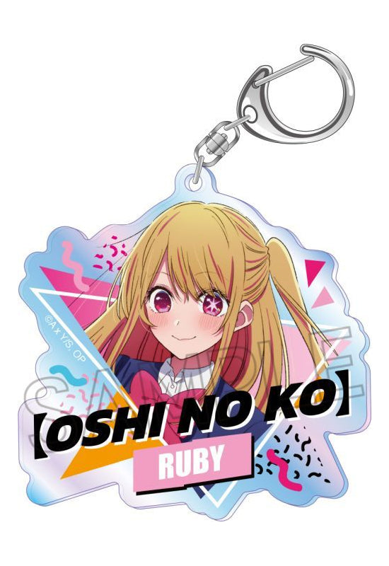 Oshi no Ko Twinkle Aurora Acrylic Key Chain Ruby