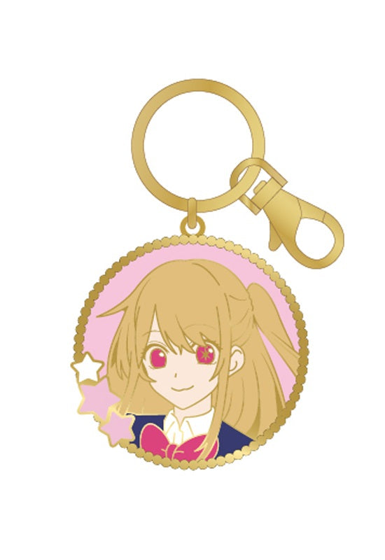 Oshi no Ko TAPIOCA Stained Glass Style Key Chain Ruby