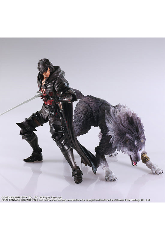 Final Fantasy XVI SQUARE ENIX Bring Arts Clive Rosfield & Torgal (JP)