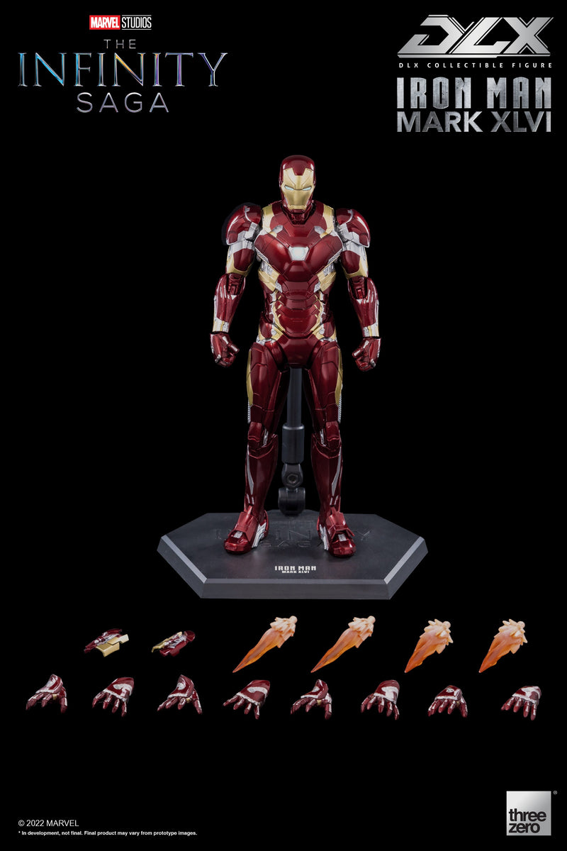 Captain America: Civil War.threezero The Infinity Saga DLX Iron Man Mark 46 (Re-run)