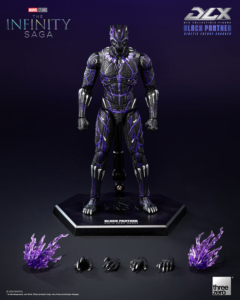 Marvel Studios: The Infinity Saga threezero DLX Black Panther (Kinetic Energy Charged)