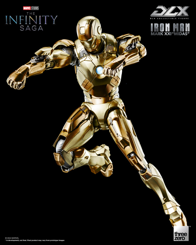 Marvel Studios: The Infinity Saga threezero DLX Iron Man Mark 21 Midas