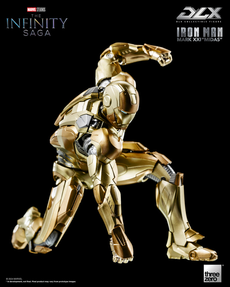 Marvel Studios: The Infinity Saga threezero DLX Iron Man Mark 21 Midas