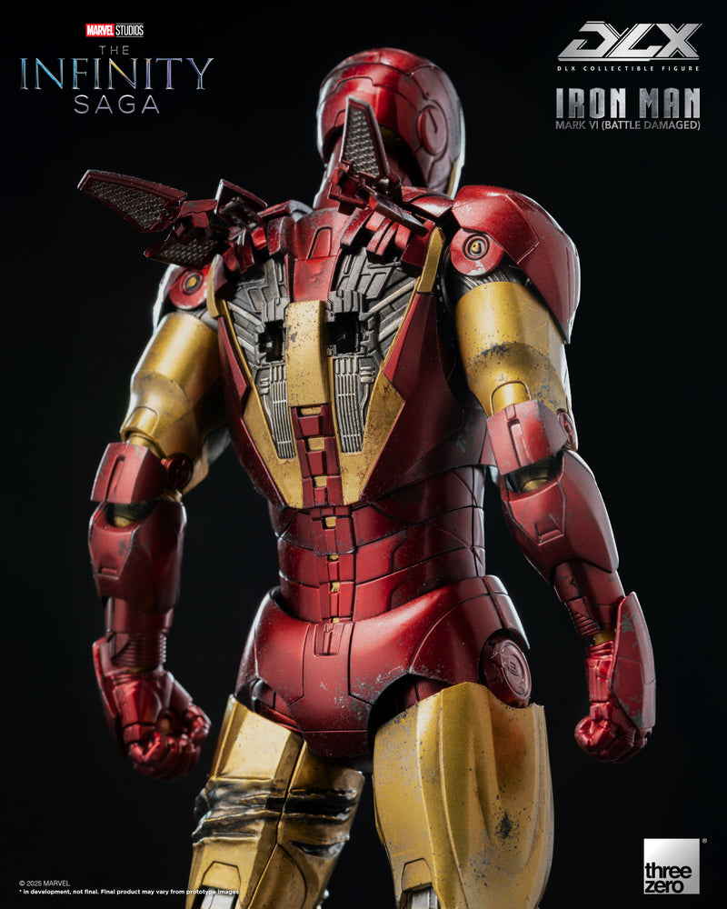 Marvel Studios: The Infinity Saga Threezero DLX Iron Man Mark 6 (Battle Damaged)