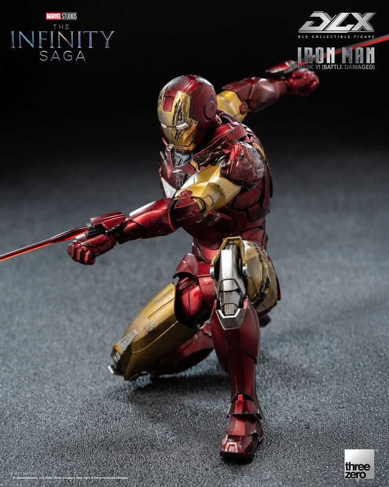 Marvel Studios: The Infinity Saga Threezero DLX Iron Man Mark 6 (Battle Damaged)