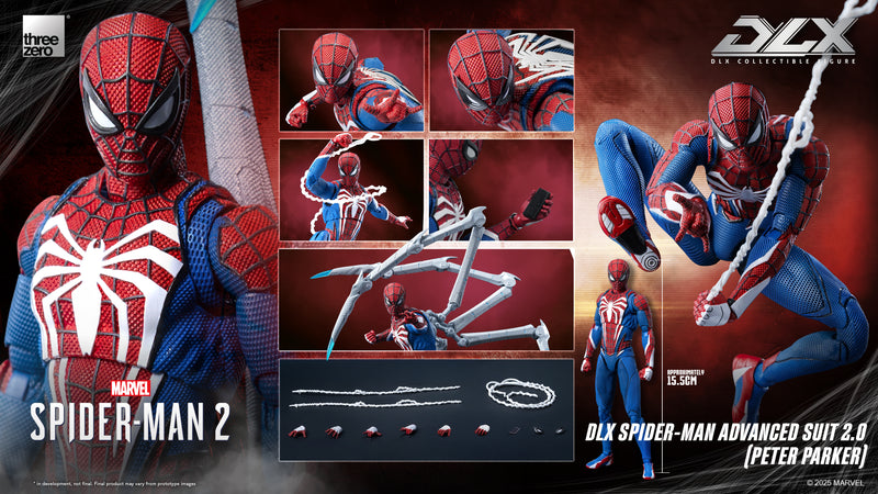 Marvel's Spider-Man 2 Threezero DLX Spider-Man Advanced Suit 2.0 (Peter Parker)