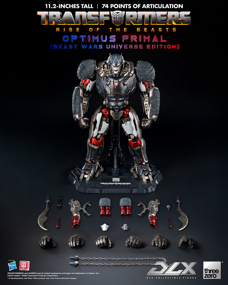 Transformers: Rise of the Beasts THREEZERO DLX Optimus Primal (Beast Wars Universe Edition)