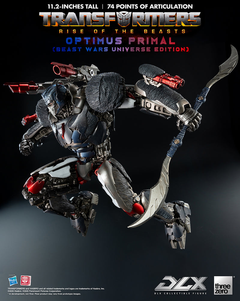 Transformers: Rise of the Beasts THREEZERO DLX Optimus Primal (Beast Wars Universe Edition)