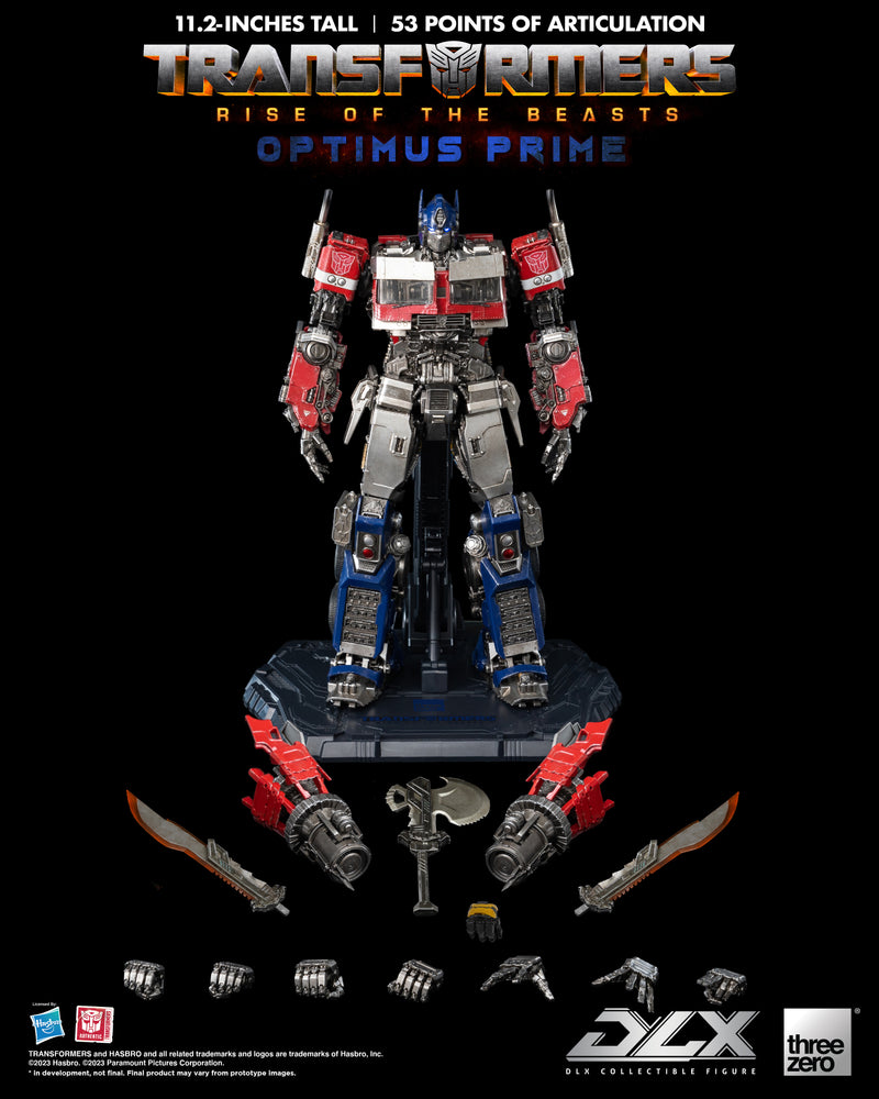 Transformers: Rise of the Beasts Threezero DLX Optimus Prime