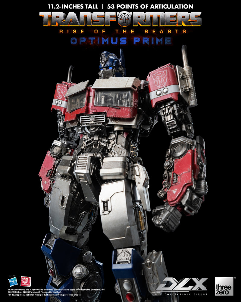 Transformers: Rise of the Beasts Threezero DLX Optimus Prime