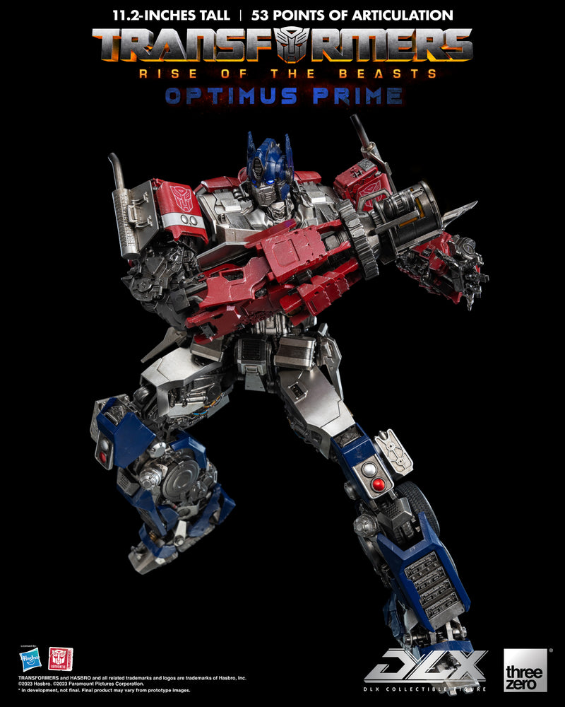 Transformers: Rise of the Beasts Threezero DLX Optimus Prime