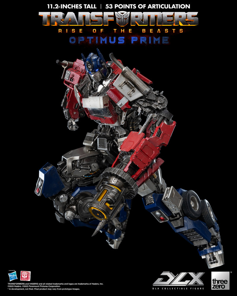 Transformers: Rise of the Beasts Threezero DLX Optimus Prime