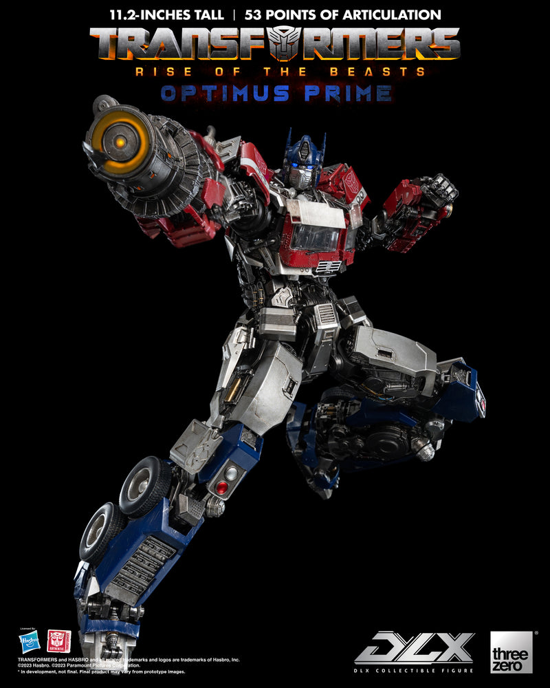 Transformers: Rise of the Beasts Threezero DLX Optimus Prime