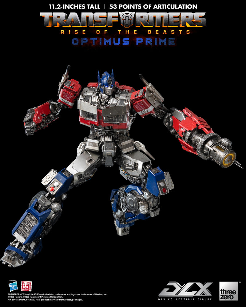 Transformers: Rise of the Beasts Threezero DLX Optimus Prime