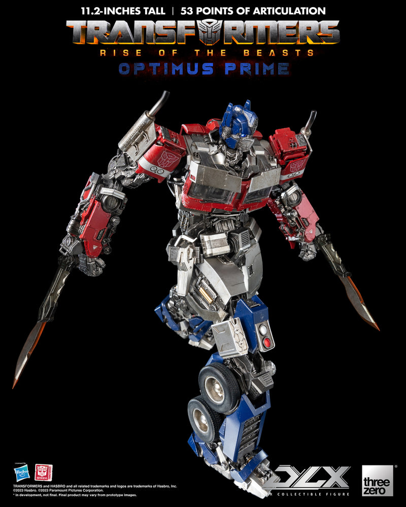 Transformers: Rise of the Beasts Threezero DLX Optimus Prime