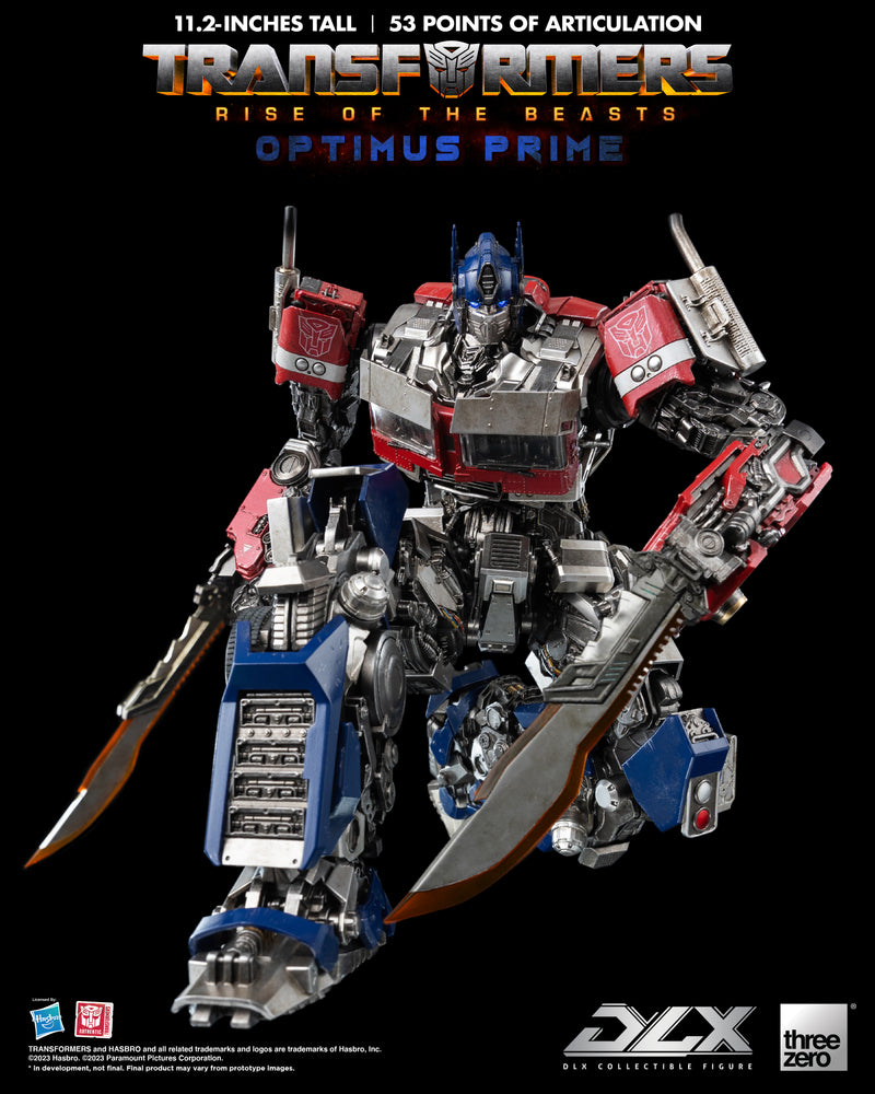 Transformers: Rise of the Beasts Threezero DLX Optimus Prime