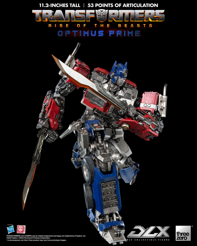 Transformers: Rise of the Beasts Threezero DLX Optimus Prime