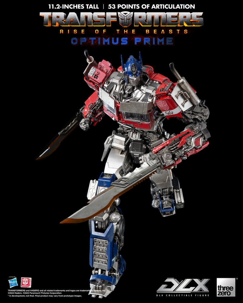 Transformers: Rise of the Beasts Threezero DLX Optimus Prime