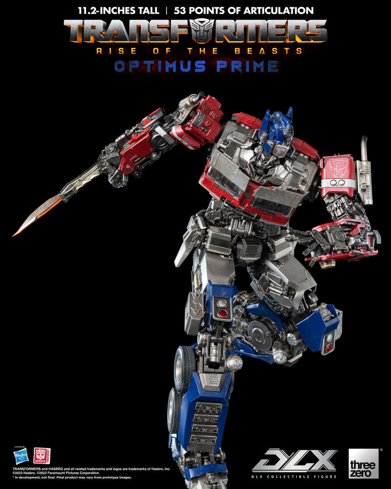 Transformers: Rise of the Beasts Threezero DLX Optimus Prime