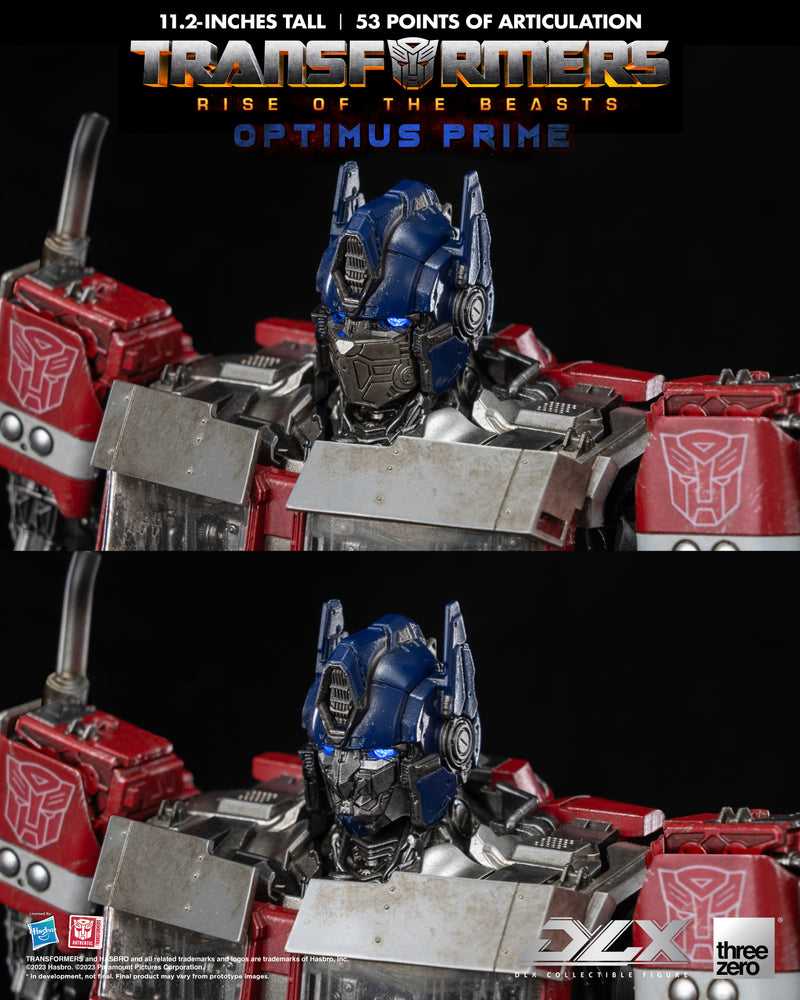 Transformers: Rise of the Beasts Threezero DLX Optimus Prime