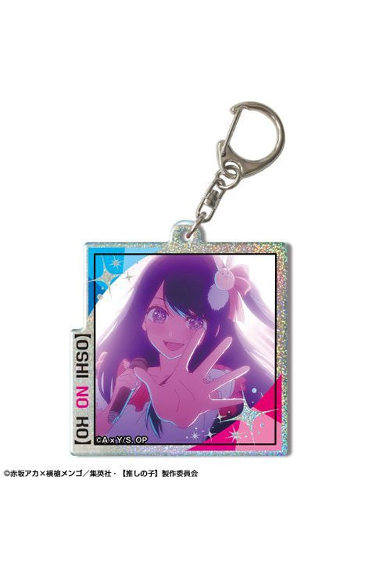 Oshi no Ko Licence Agent Hologram Acrylic Key Chain Design 03 Ai C