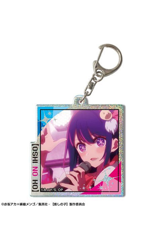 Oshi no Ko Licence Agent Hologram Acrylic Key Chain Design 05 Ai E