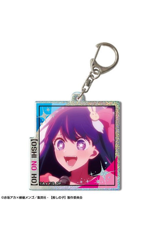 Oshi no Ko Licence Agent Hologram Acrylic Key Chain Design 06 Ai F