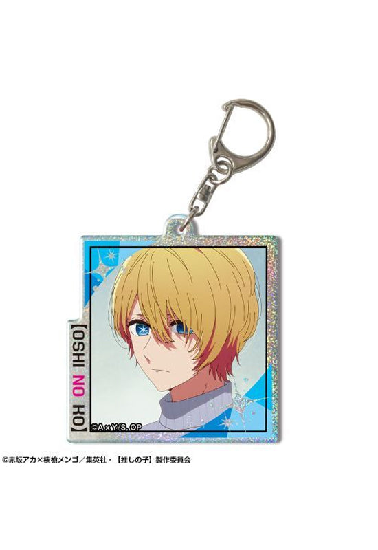 Oshi no Ko Licence Agent Hologram Acrylic Key Chain Design 08 Aqua B