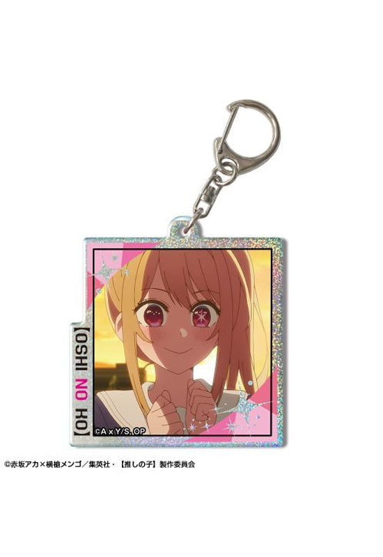 Oshi no Ko Licence Agent Hologram Acrylic Key Chain Design 10 Ruby B