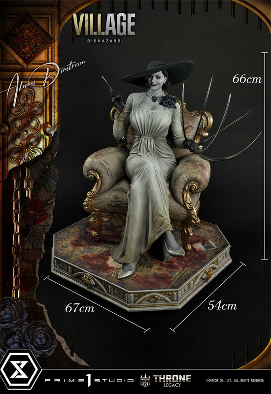 Resident Evil Village Prime 1 Studio Throne Legacy Alcina Dimitrescu Deluxe Bonus Version