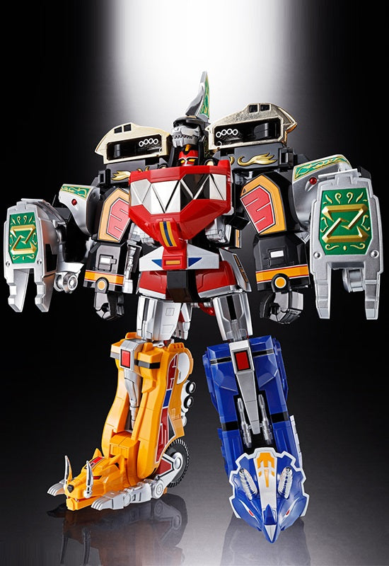 Kyoryu Sentai Zyuranger Bandai Soul of Chogokin GX-72 Megazord & GX-78 Dragonzord (Mighty Morphin Power Rangers)(JP)