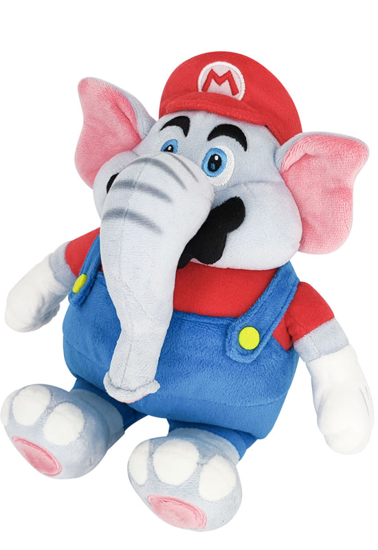 Super Mario Bros. Wonder Sanei-boeki SMW01 Elephant Mario Plush (S Size)