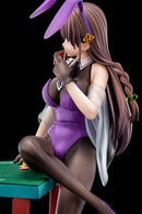 The Demon Sword Master of Excalibur Academy Elfine Phillet wearing flower’s purple bunny costume with Nip Slip Gimmick System