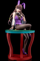 The Demon Sword Master of Excalibur Academy Elfine Phillet wearing flower’s purple bunny costume with Nip Slip Gimmick System
