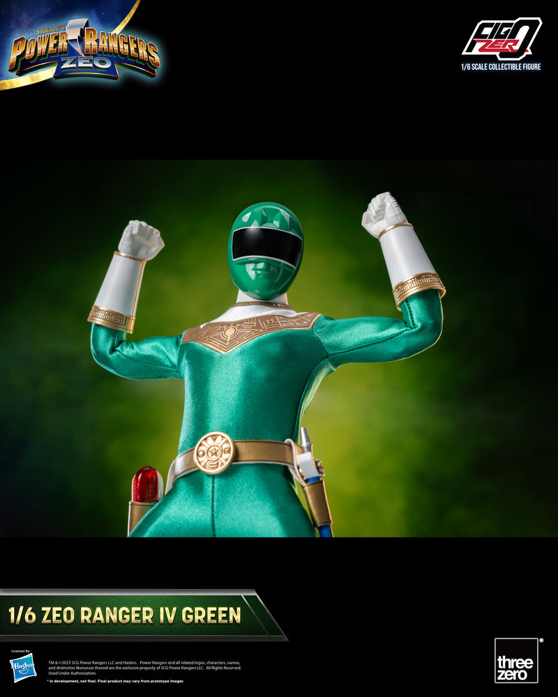 Power Rangers Zeo threezero FigZero 1/6 Zeo Ranger IV Green (re-run)