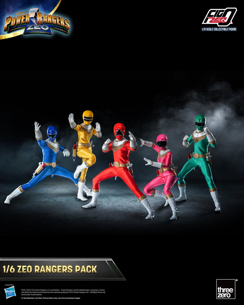 Power Rangers Zeo threezero FigZero 1/6 Zeo Rangers Pack