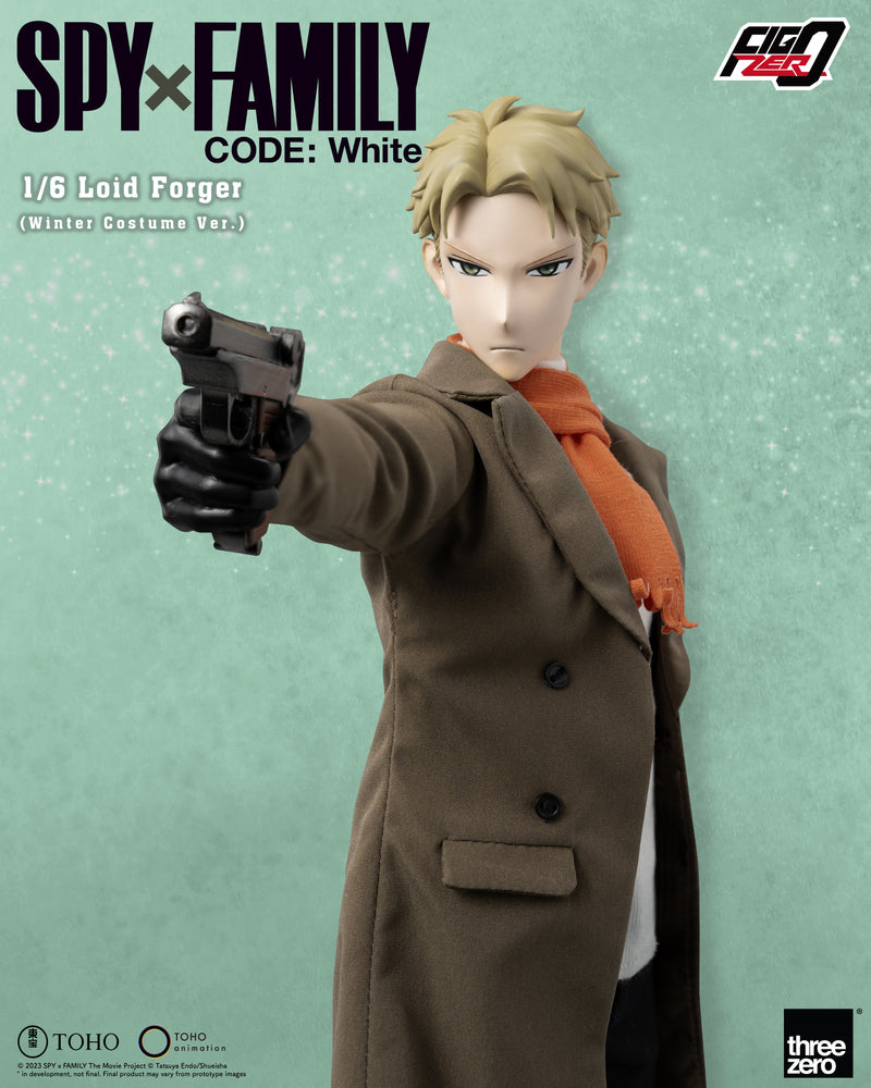 SPY×FAMILY CODE: White threezero Corporation FigZero 1/6 Loid Forger (Winter Costume Ver.)