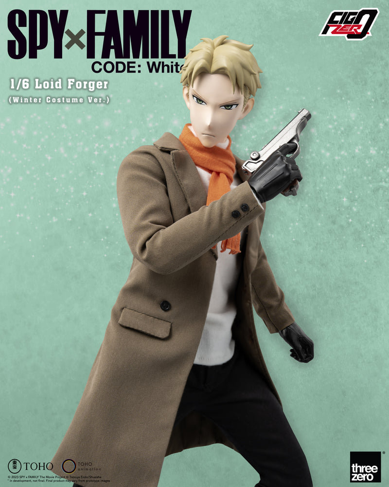 SPY×FAMILY CODE: White threezero Corporation FigZero 1/6 Loid Forger (Winter Costume Ver.)