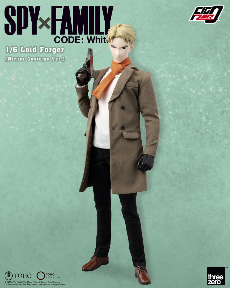 SPY×FAMILY CODE: White threezero Corporation FigZero 1/6 Loid Forger (Winter Costume Ver.)