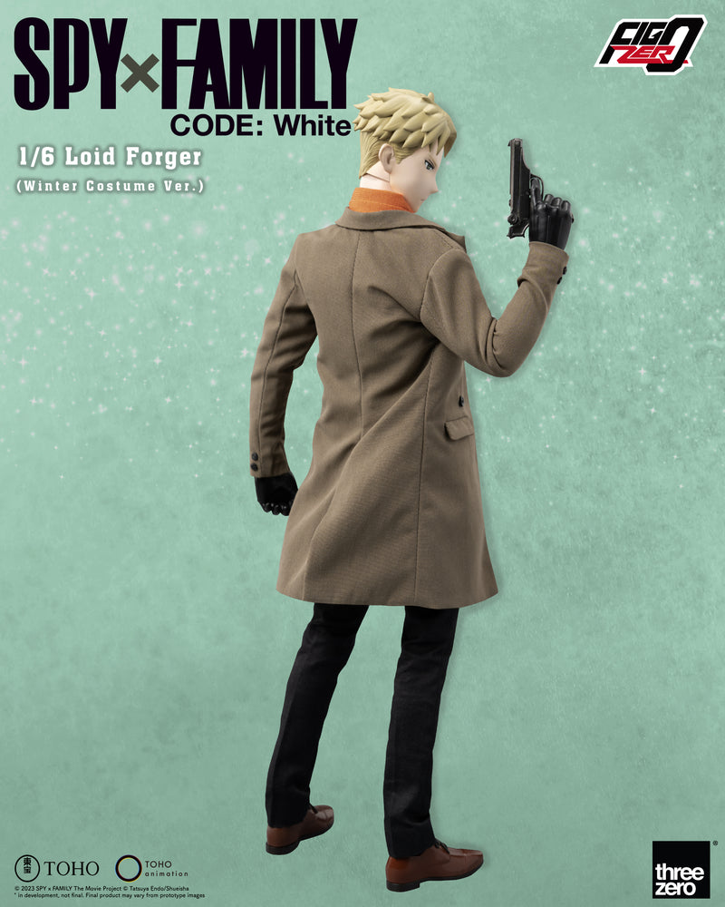 SPY×FAMILY CODE: White threezero Corporation FigZero 1/6 Loid Forger (Winter Costume Ver.)