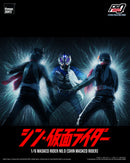 SHIN MASKED RIDER threezero 3A FigZero 1/6 Masked Rider No.0