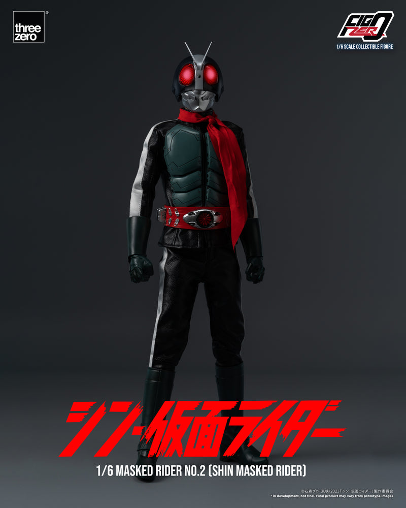 SHIN MASKED RIDER threezero 3A FigZero 1/6 Masked Rider No.2 (SHIN MASKED RIDER)