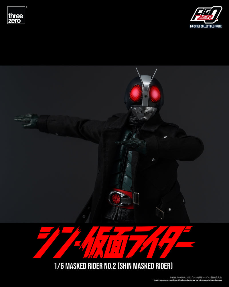 SHIN MASKED RIDER threezero 3A FigZero 1/6 Masked Rider No.2 (SHIN MASKED RIDER)