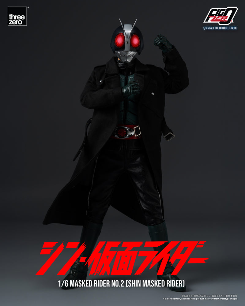 SHIN MASKED RIDER threezero 3A FigZero 1/6 Masked Rider No.2 (SHIN MASKED RIDER)