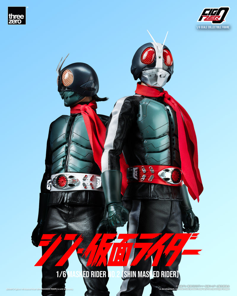SHIN MASKED RIDER threezero 3A FigZero 1/6 Masked Rider No.2 (SHIN MASKED RIDER)
