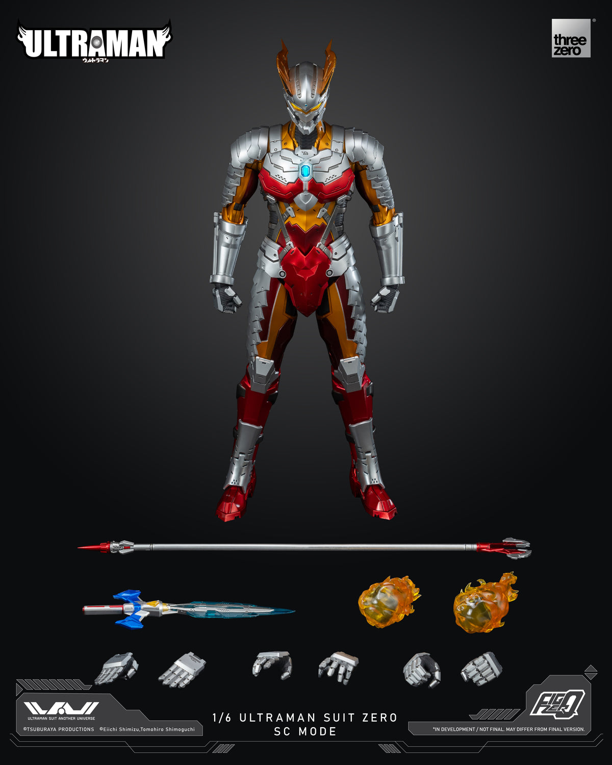 ULTRAMAN threezero Corporation FigZero 1/6 ULTRAMAN SUIT ZERO SC Mode