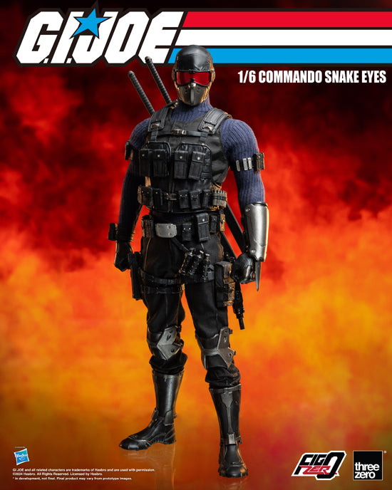 G.I. Joe threezero FigZero 1/6 Commando Snake Eyes