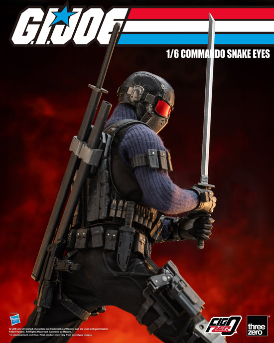 G.I. Joe threezero FigZero 1/6 Commando Snake Eyes